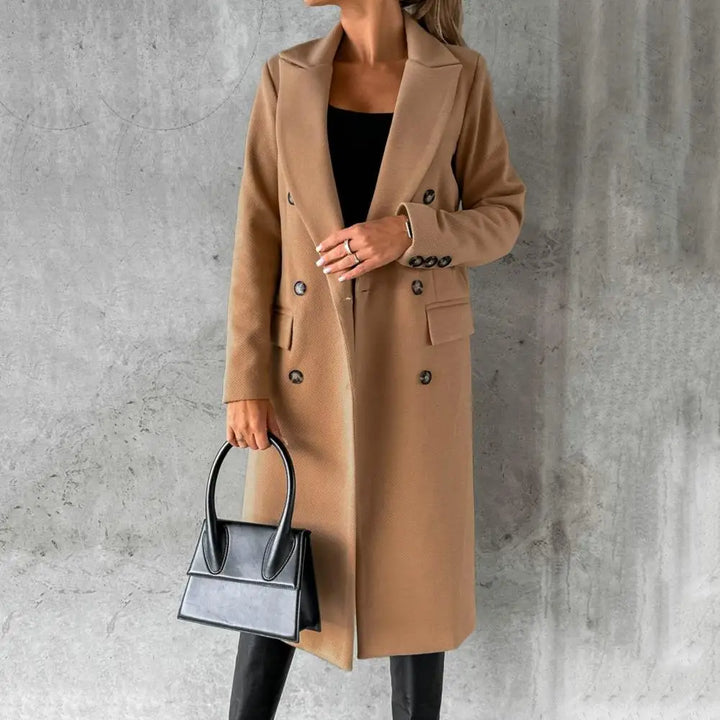 ALEXA™ | Urban Elegance Wool Trench - Maison Léa &amp; Lou
