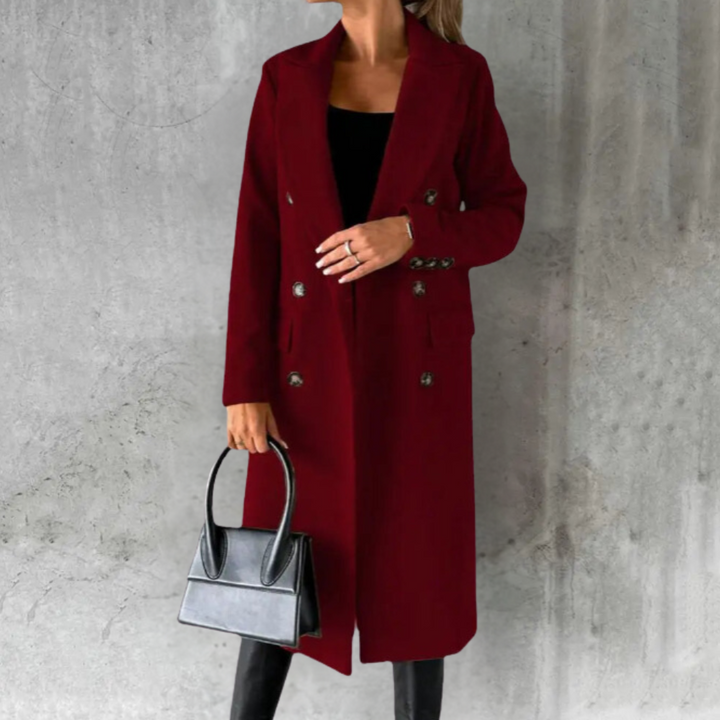 ALEXA™ | Urban Elegance Wool Trench - Maison Léa &amp; Lou