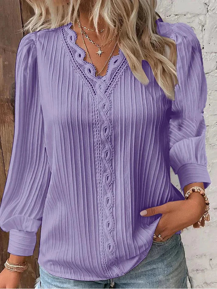 Githe™ | V-Neck Top - Maison Léa &amp; Lou