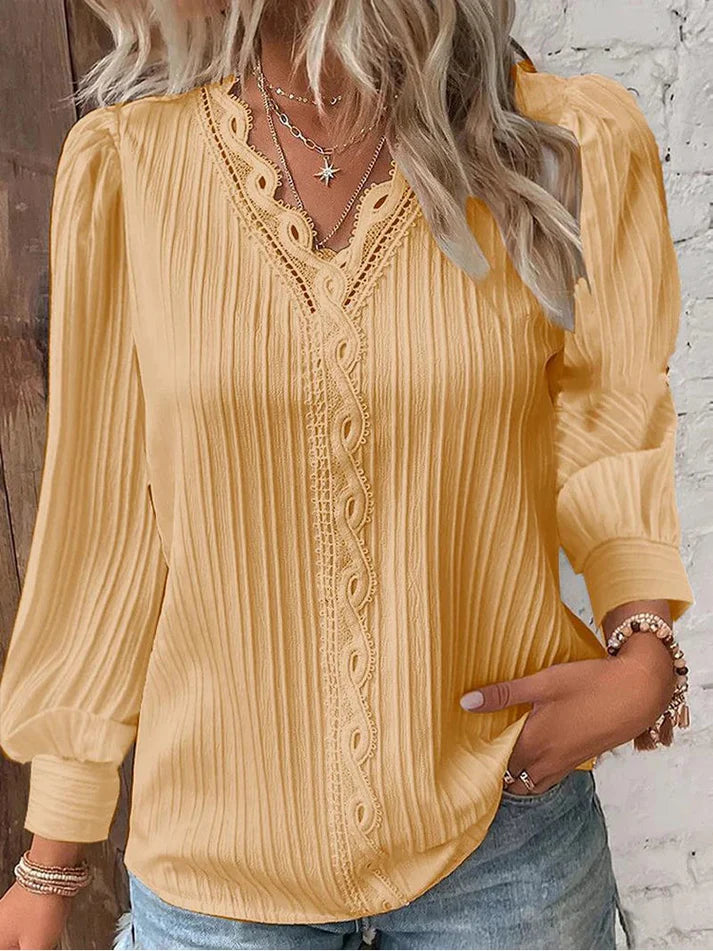 Githe™ | V-Neck Top - Maison Léa &amp; Lou