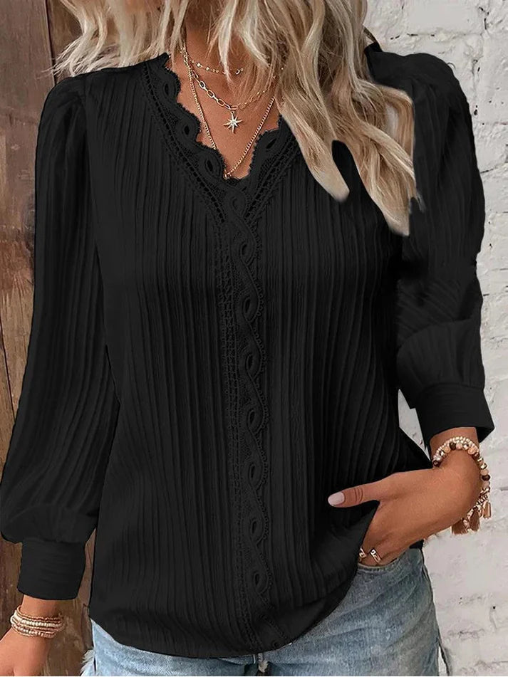 Githe™ | V-Neck Top - Maison Léa &amp; Lou