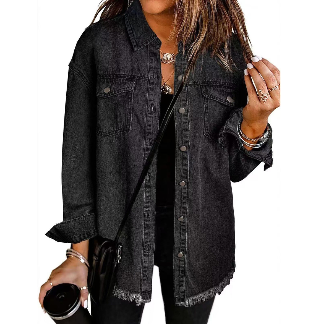 ROXANE™ | Classic Everyday Denim Jacket - Maison Léa & Lou