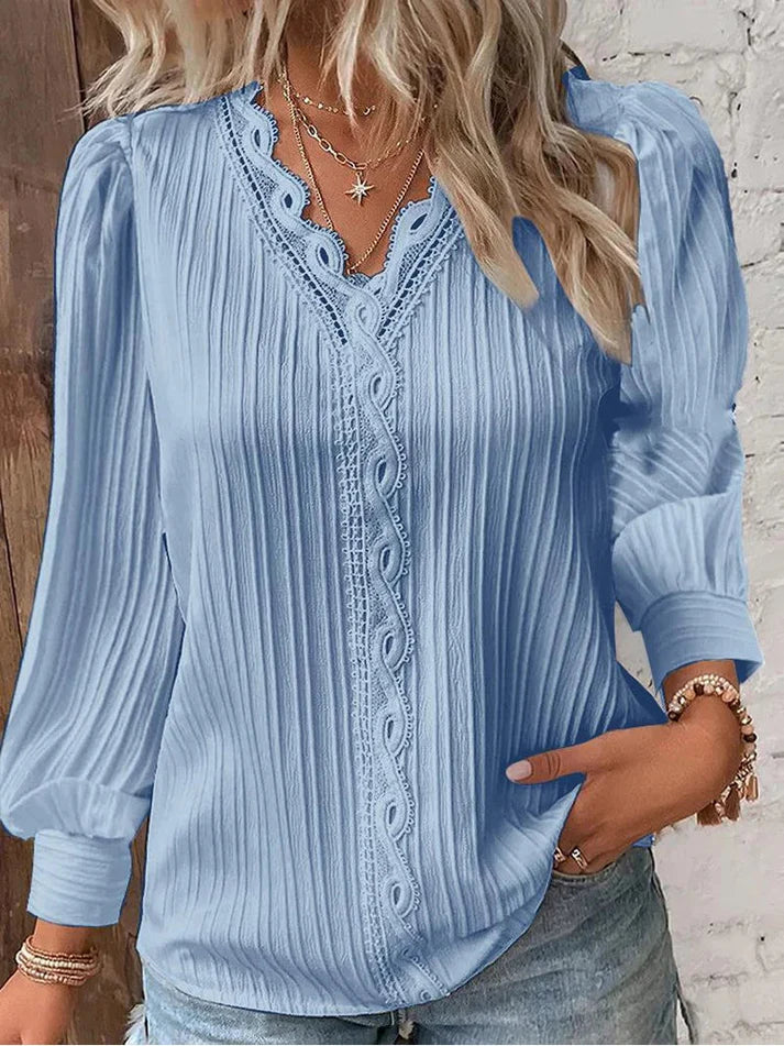 Githe™ | V-Neck Top - Maison Léa &amp; Lou