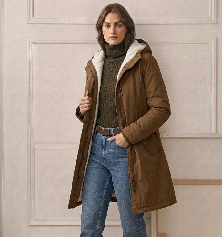 Marjorie™ | Cozy Hooded Weatherproof Coat - Maison Léa &amp; Lou