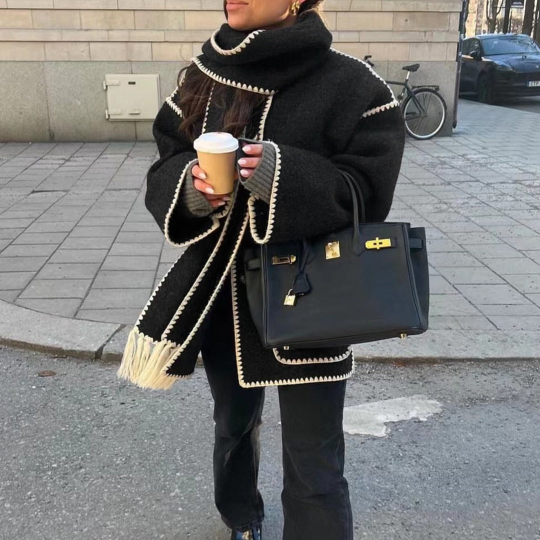 Amalie | Classic Scarf Coat - Maison Léa &amp; Lou