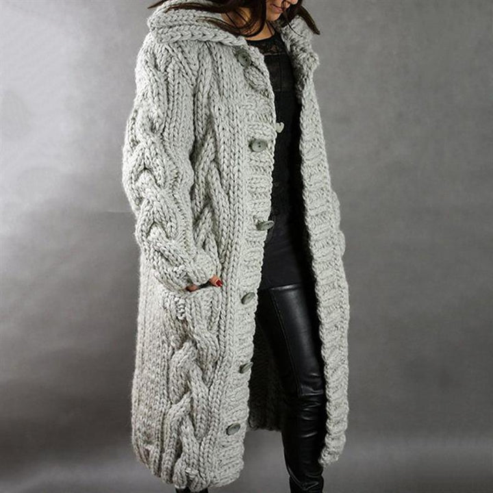 MINA™ | Cozy Cable-Knit Coat - Maison Léa &amp; Lou
