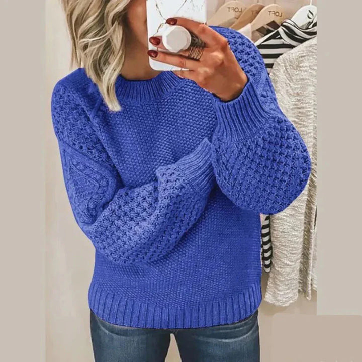 KIKI™ | Knitted Arm Detailed Sweater - Maison Léa &amp; Lou