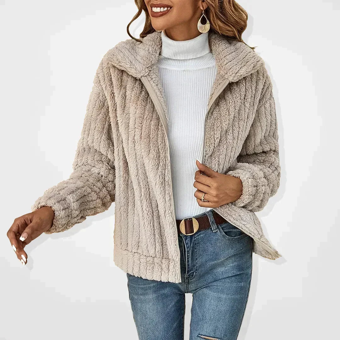 GENEVIEVE™ - Stylish Sherpa Jacket - Maison Léa & Lou