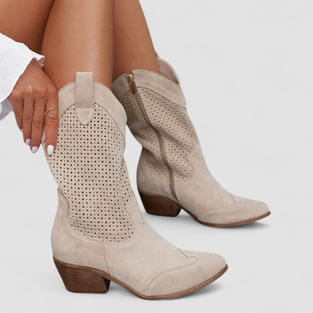 Rachel - Orthopedic Western Boots - Maison Léa &amp; Lou