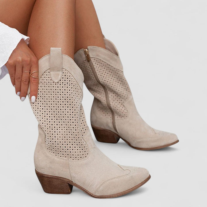 Rachel - Orthopedic Western Boots - Maison Léa &amp; Lou