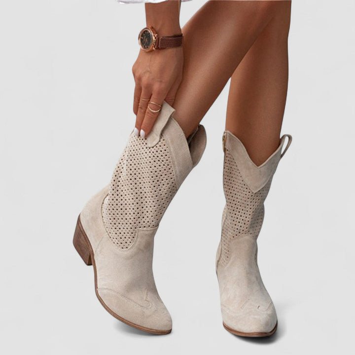 Rachel - Orthopedic Western Boots - Maison Léa &amp; Lou