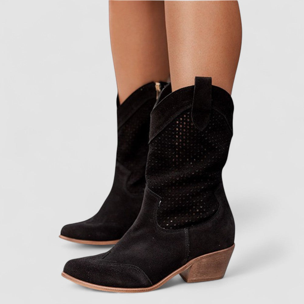 Rachel - Orthopedic Western Boots - Maison Léa &amp; Lou