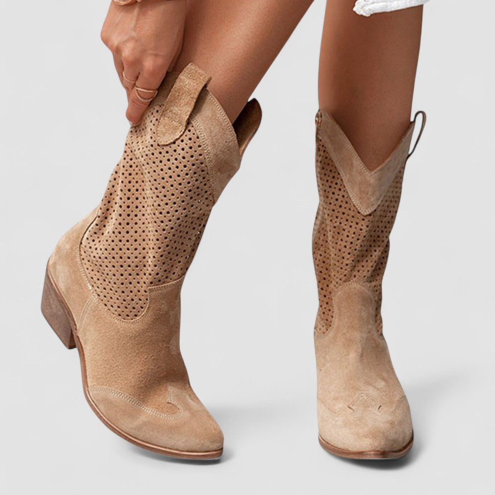 Rachel - Orthopedic Western Boots - Maison Léa &amp; Lou