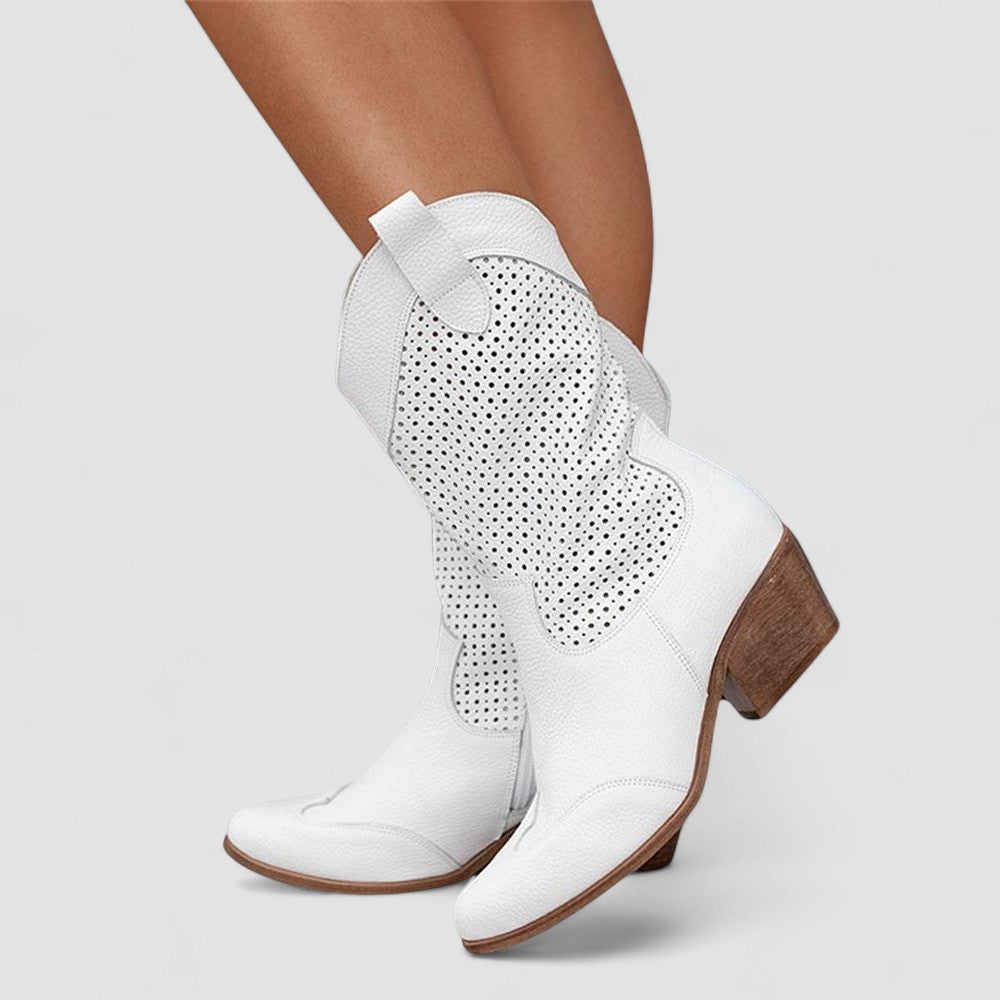 Rachel - Orthopedic Western Boots - Maison Léa &amp; Lou