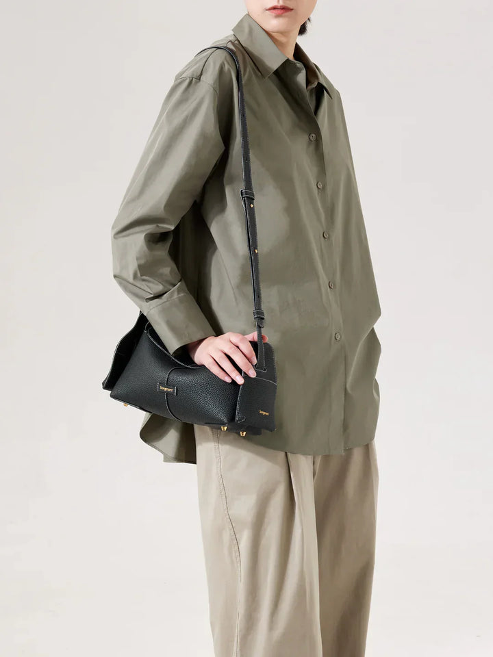 Small Lioré Roof Bag - Onyx - Maison Léa &amp; Lou