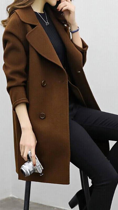 CELINA™ - Long Trench Coat - Maison Léa &amp; Lou