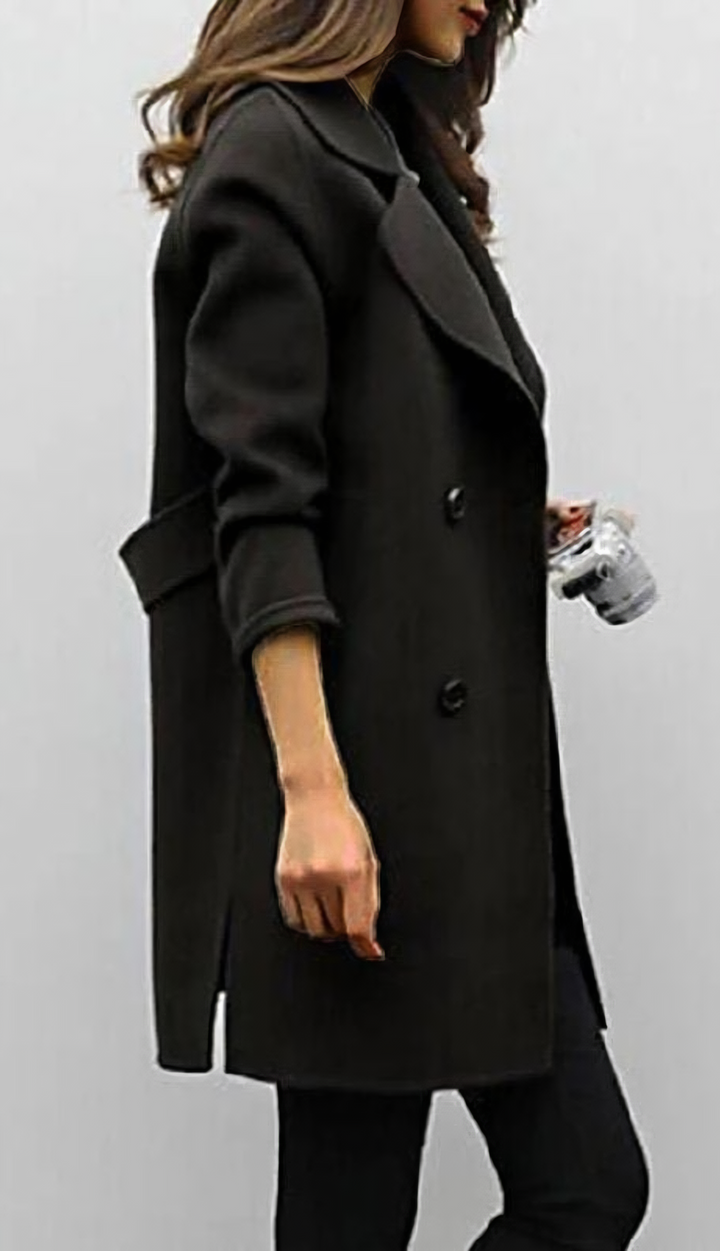 CELINA™ - Long Trench Coat - Maison Léa &amp; Lou