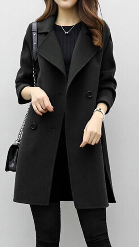 CELINA™ - Long Trench Coat - Maison Léa &amp; Lou