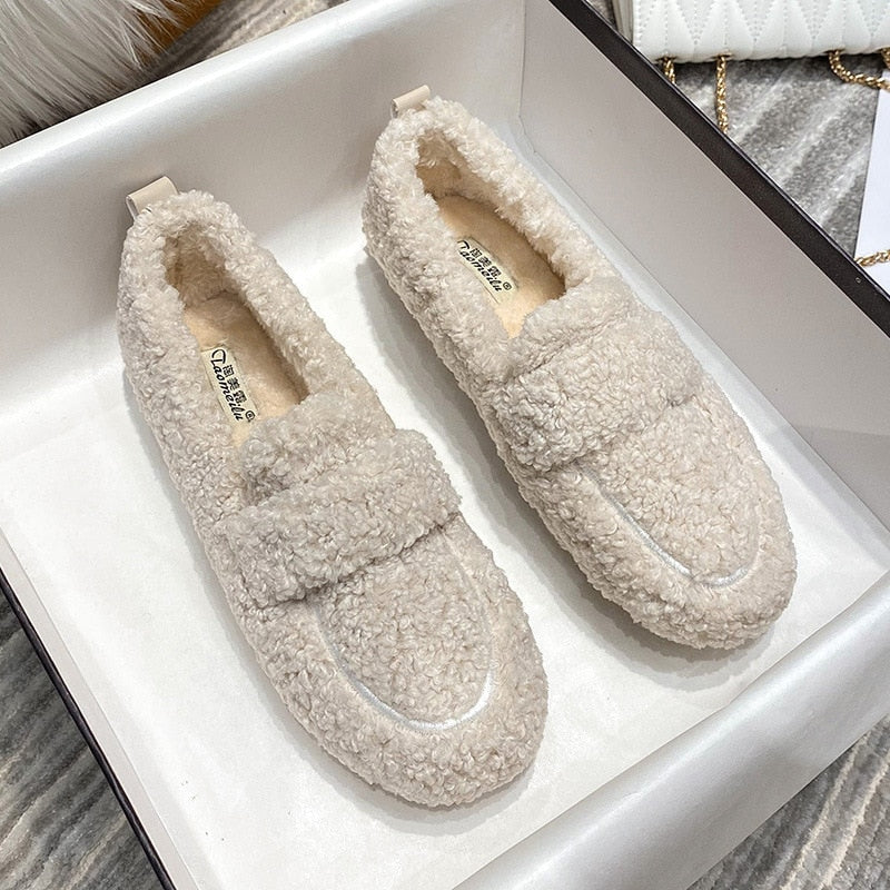 COCO™ | Cozy Sherpa Loafers - Maison Léa & Lou