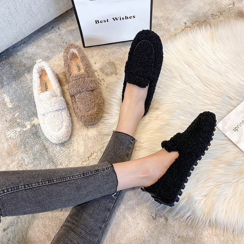 COCO™ | Cozy Sherpa Loafers - Maison Léa &amp; Lou