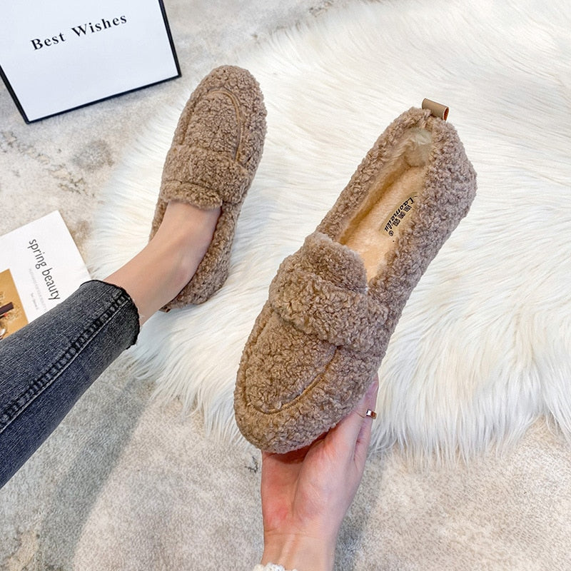 COCO™ | Cozy Sherpa Loafers - Maison Léa &amp; Lou