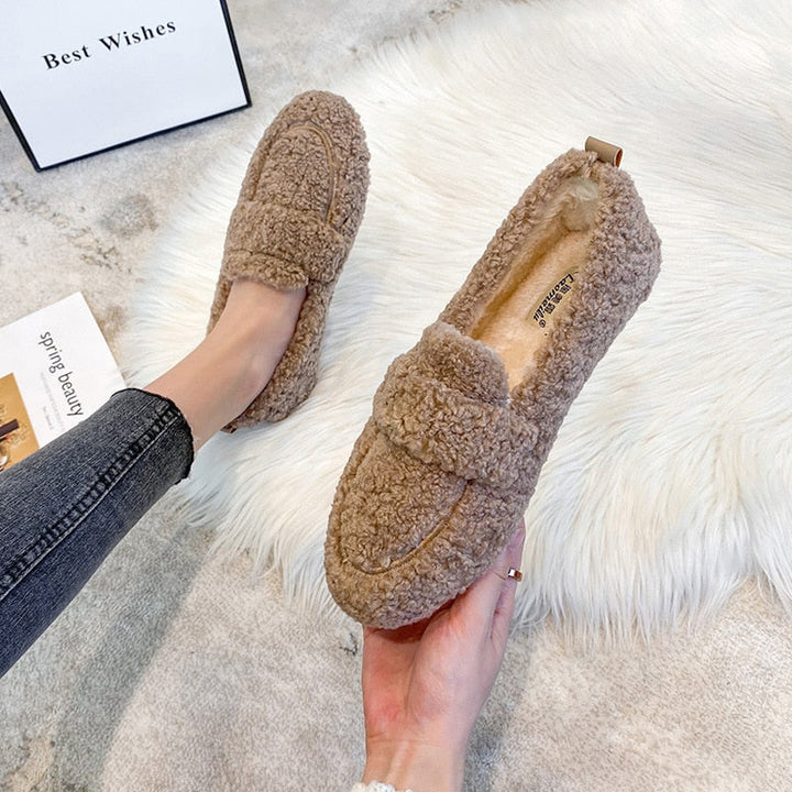COCO™ | Cozy Sherpa Loafers - Maison Léa &amp; Lou