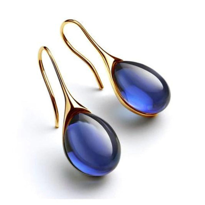 ROMY™ - Crystal Drop Earrings in Gold and Silver - Maison Léa &amp; Lou