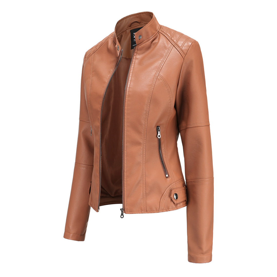 BEATRICE™ - Sleek Zip-Up Jacket - Maison Léa &amp; Lou