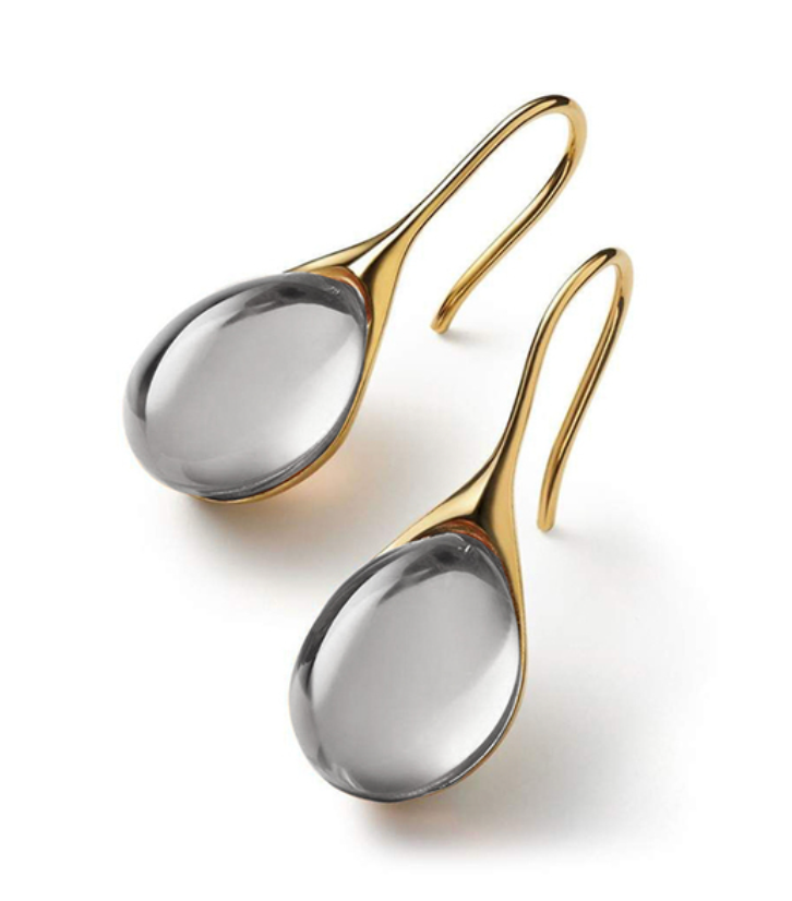 ROMY™ - Crystal Drop Earrings in Gold and Silver - Maison Léa &amp; Lou