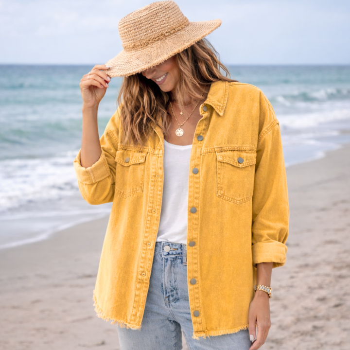 Katja™ | Denim Jacket - Maison Léa &amp; Lou