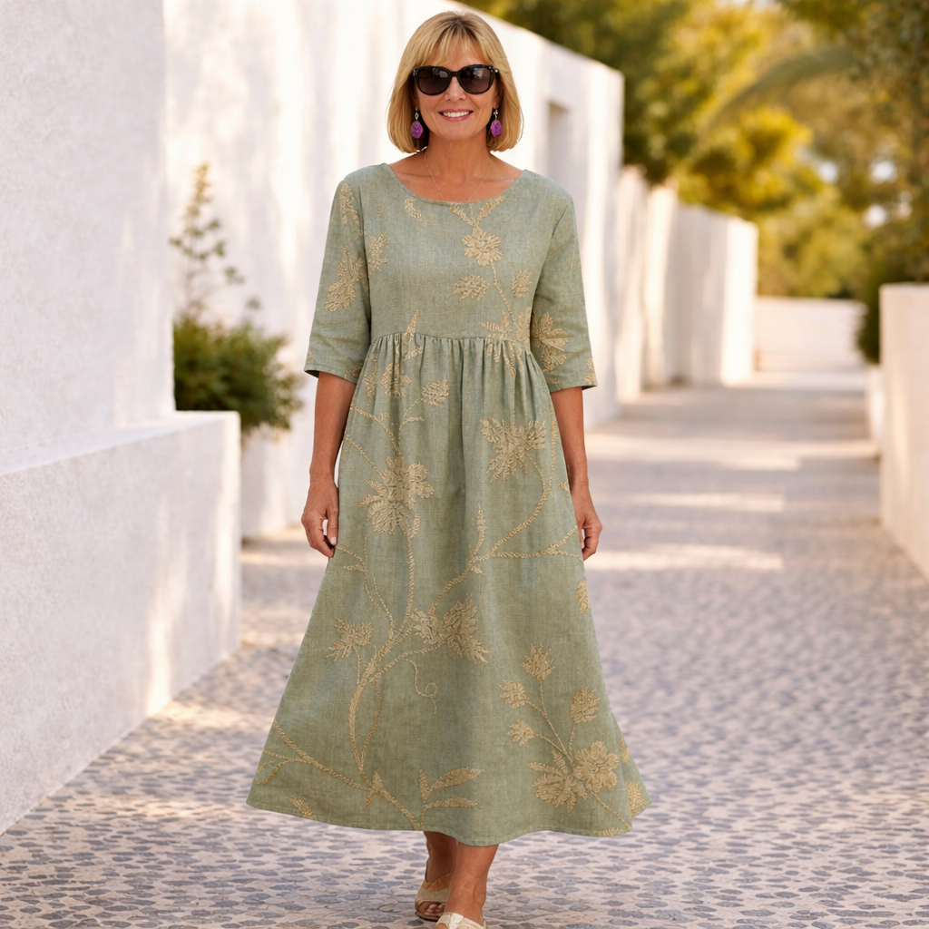 Susan | Floral Dress with a Summer Vibe - Maison Léa & Lou
