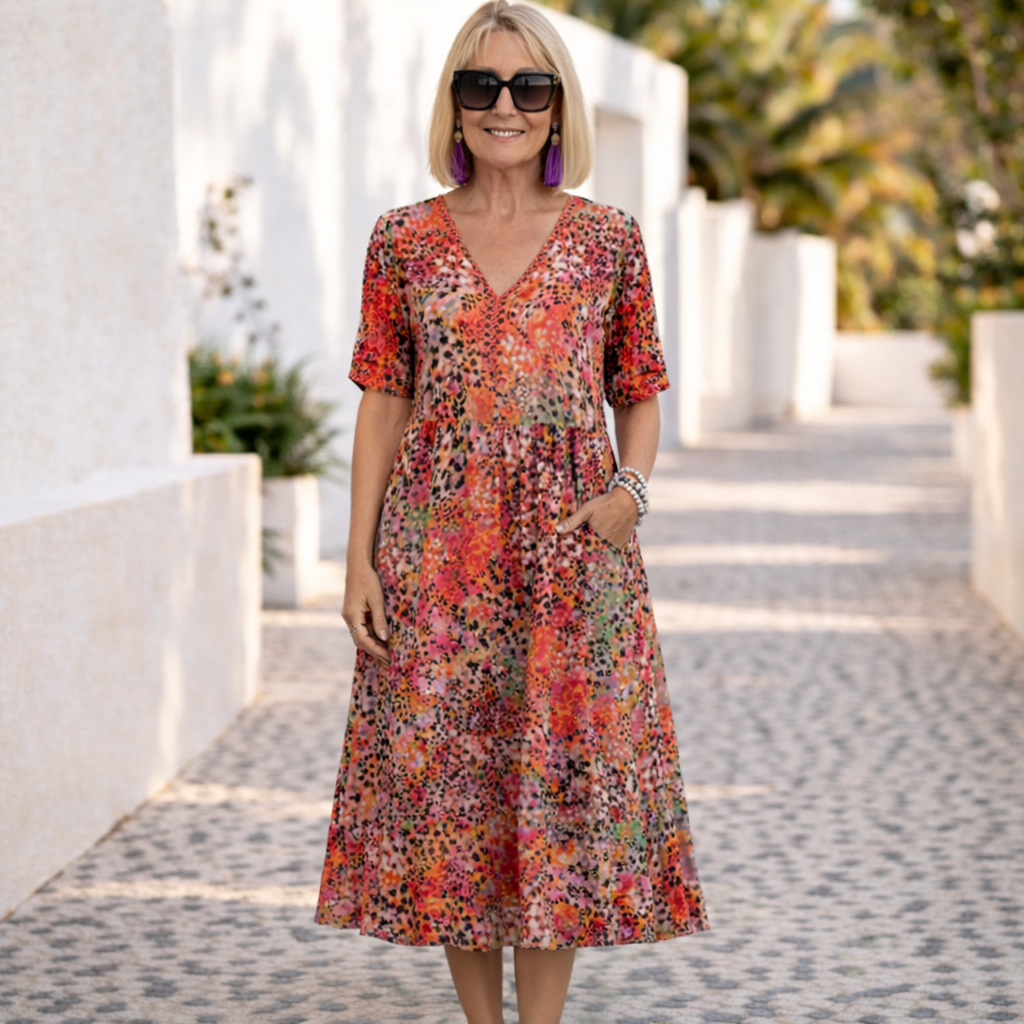 Joan | Midi Dress - Maison Léa & Lou