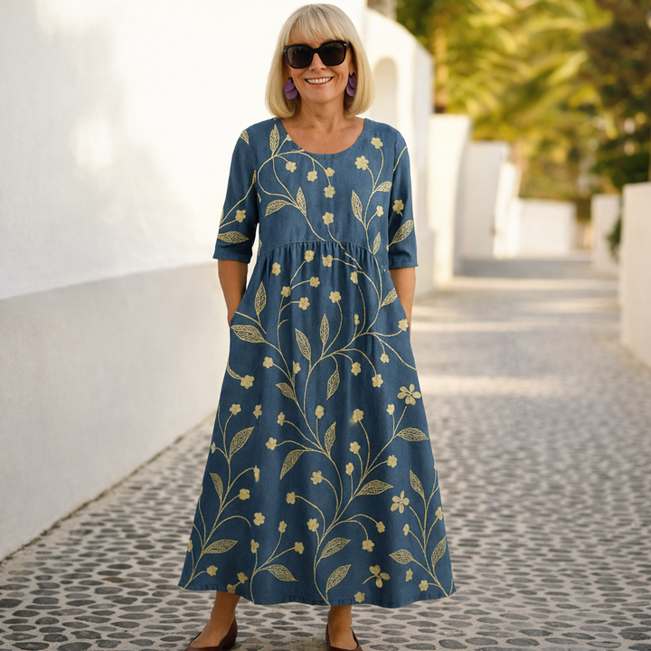 Lily | Midi Dress - Effortless Comfort - Maison Léa &amp; Lou