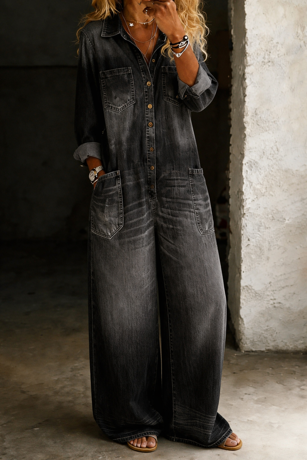 Lena | Casual Comfort Jumpsuit - Maison Léa & Lou