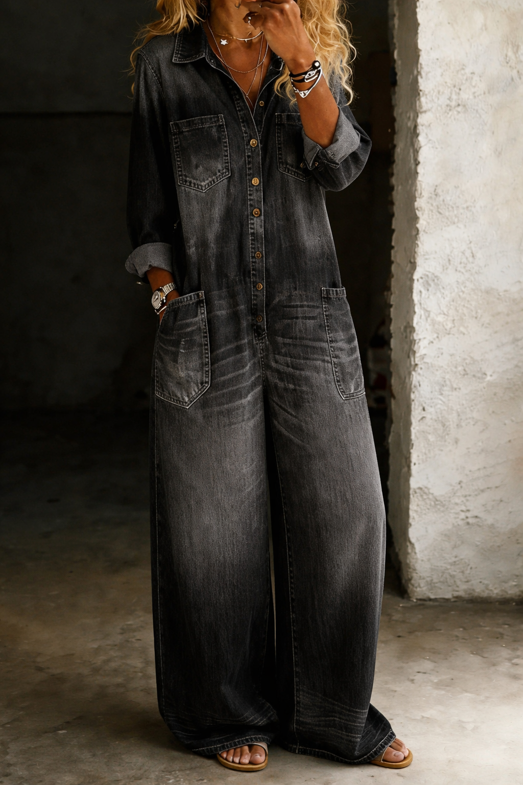 Lena | Casual Comfort Jumpsuit - Maison Léa &amp; Lou