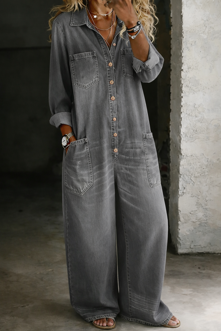 Lena | Casual Comfort Jumpsuit - Maison Léa &amp; Lou