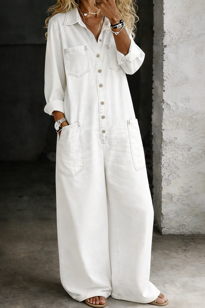 Lena | Casual Comfort Jumpsuit - Maison Léa &amp; Lou