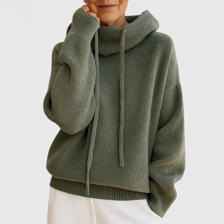 Celia | Cosy Cowl-Neck Hoodie - Maison Léa & Lou
