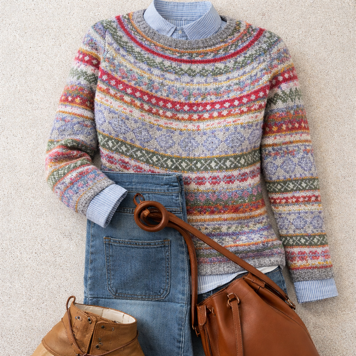 Cora | Nordic Heritage Sweater - Maison Léa &amp; Lou