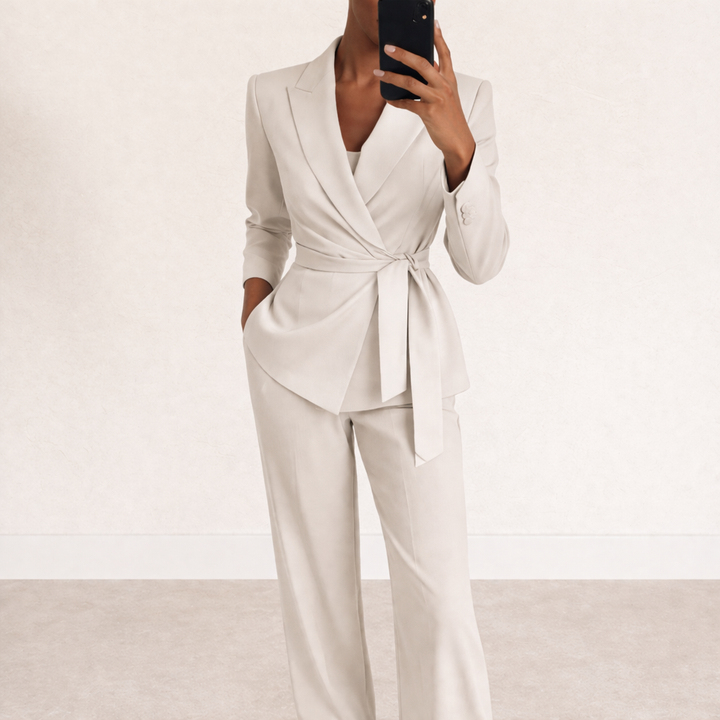 VERONICA™ | ELEGANT TWO-PIECE SUIT - Maison Léa &amp; Lou
