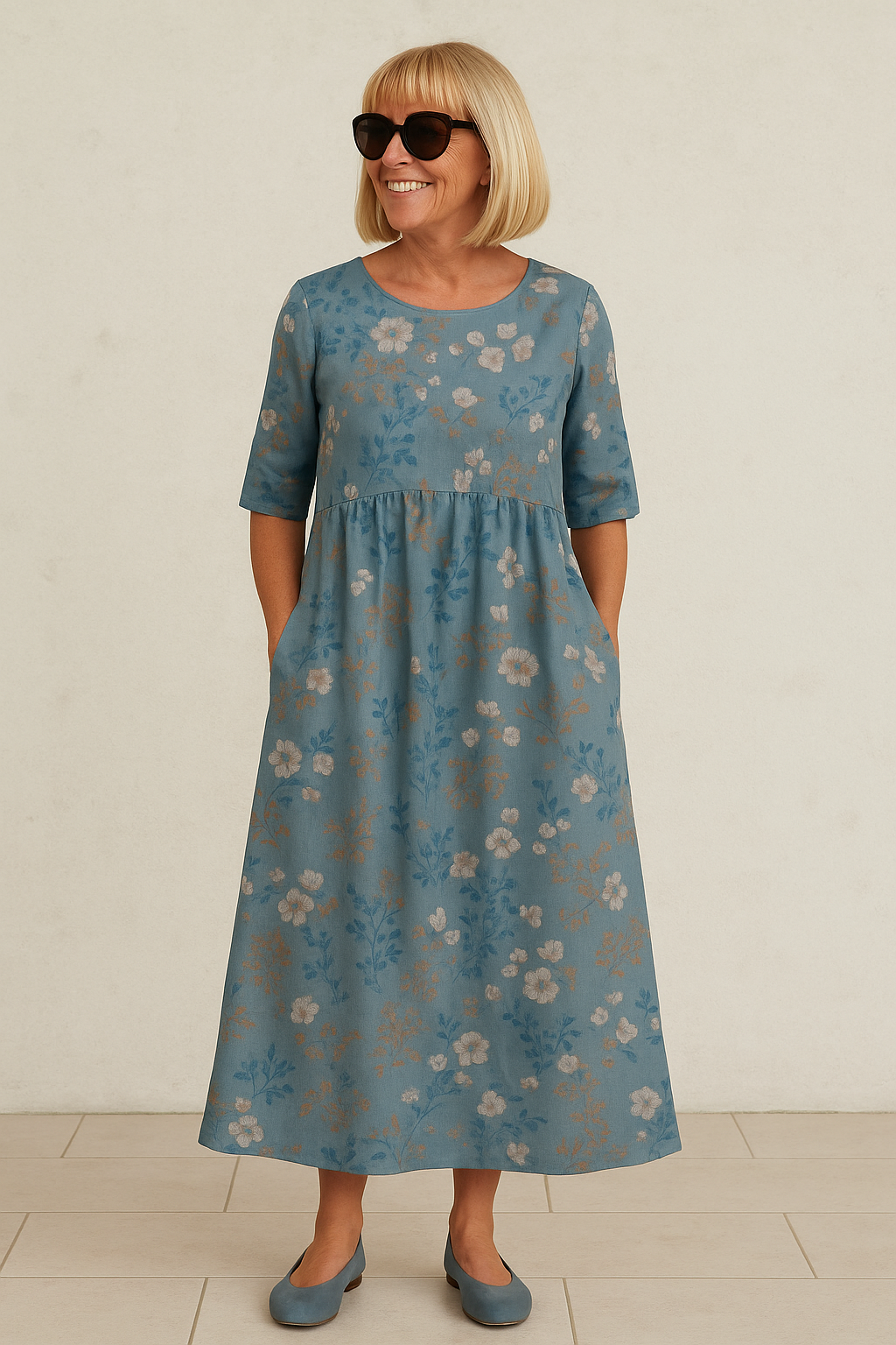 Lily | Midi Dress - Effortless Comfort - Maison Léa &amp; Lou