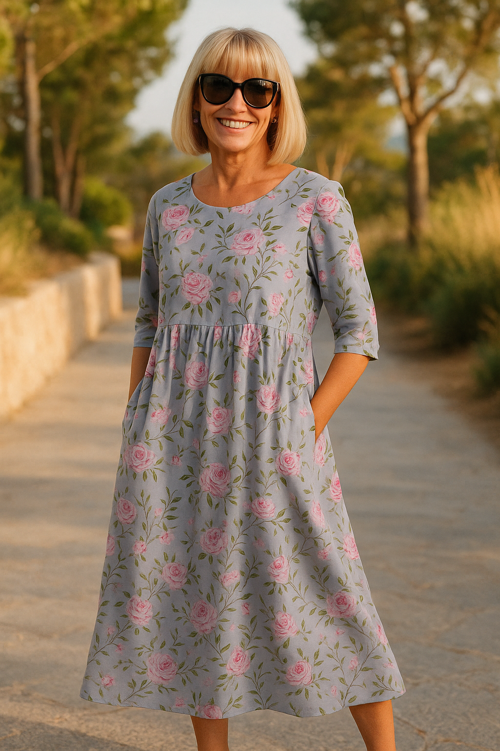 Lily | Midi Dress - Effortless Comfort - Maison Léa &amp; Lou