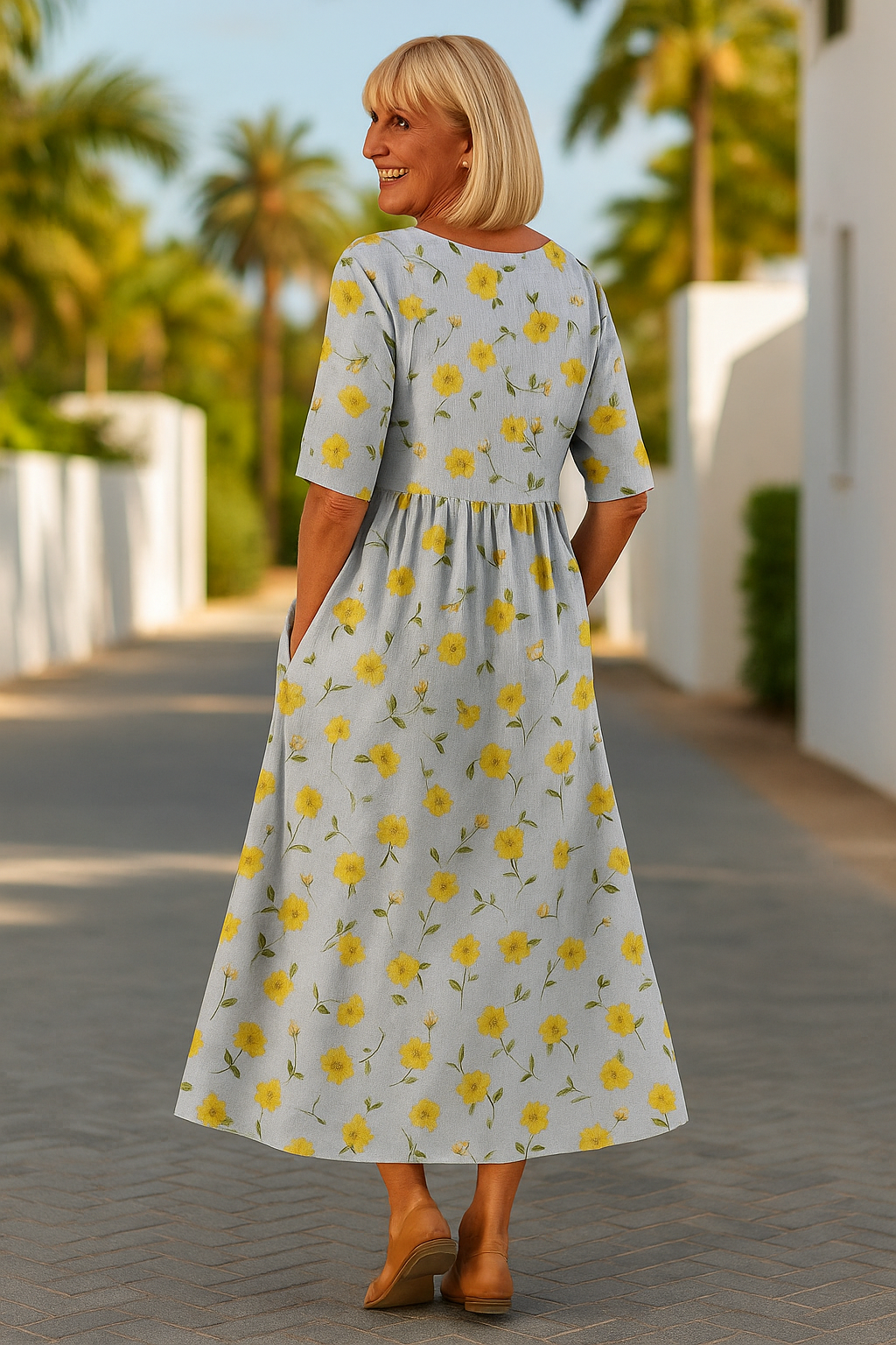 Lily | Midi Dress - Effortless Comfort - Maison Léa &amp; Lou