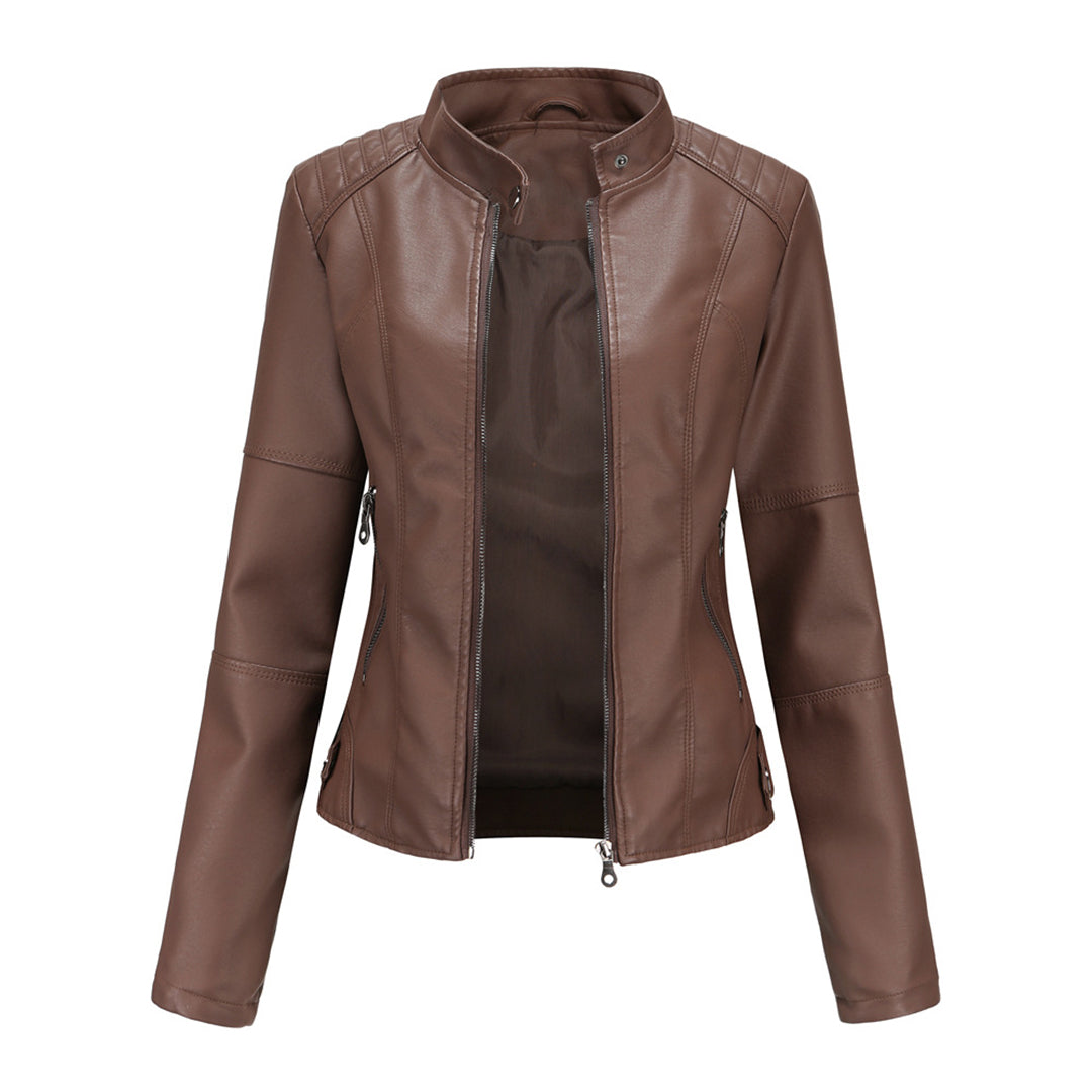 BEATRICE™ - Sleek Zip-Up Jacket - Maison Léa &amp; Lou
