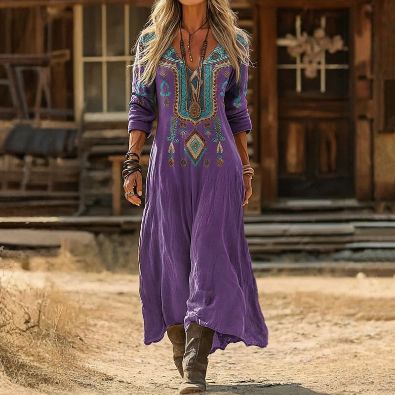 Mirabel | Bohemian Maxi Dress - Maison Léa &amp; Lou