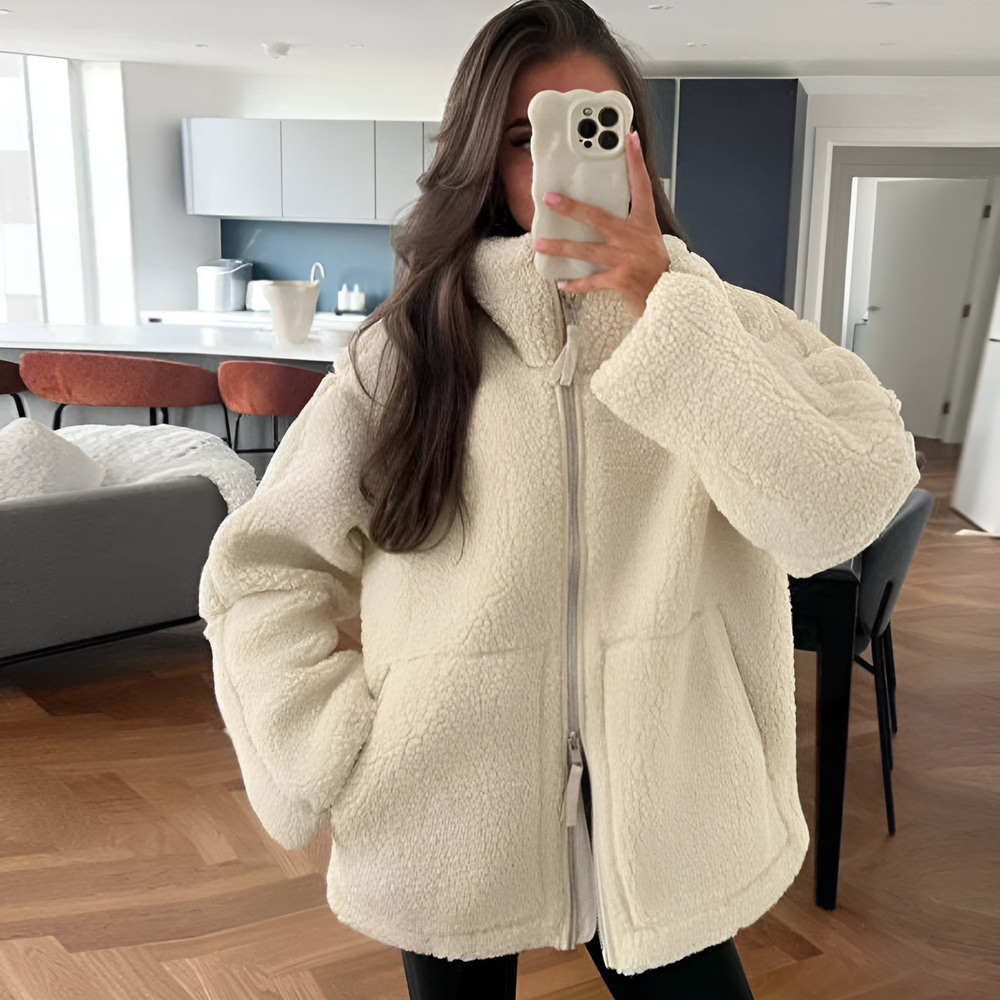 DORA™ | Soft Teddy Jacket - Maison Léa & Lou