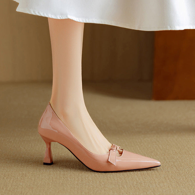 Elayna™ | Elegant leather Pumps - Maison Léa &amp; Lou