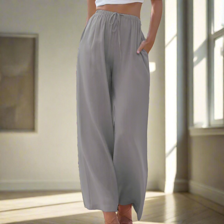 Liam | Pantaloni Estivi a Gamba Larga