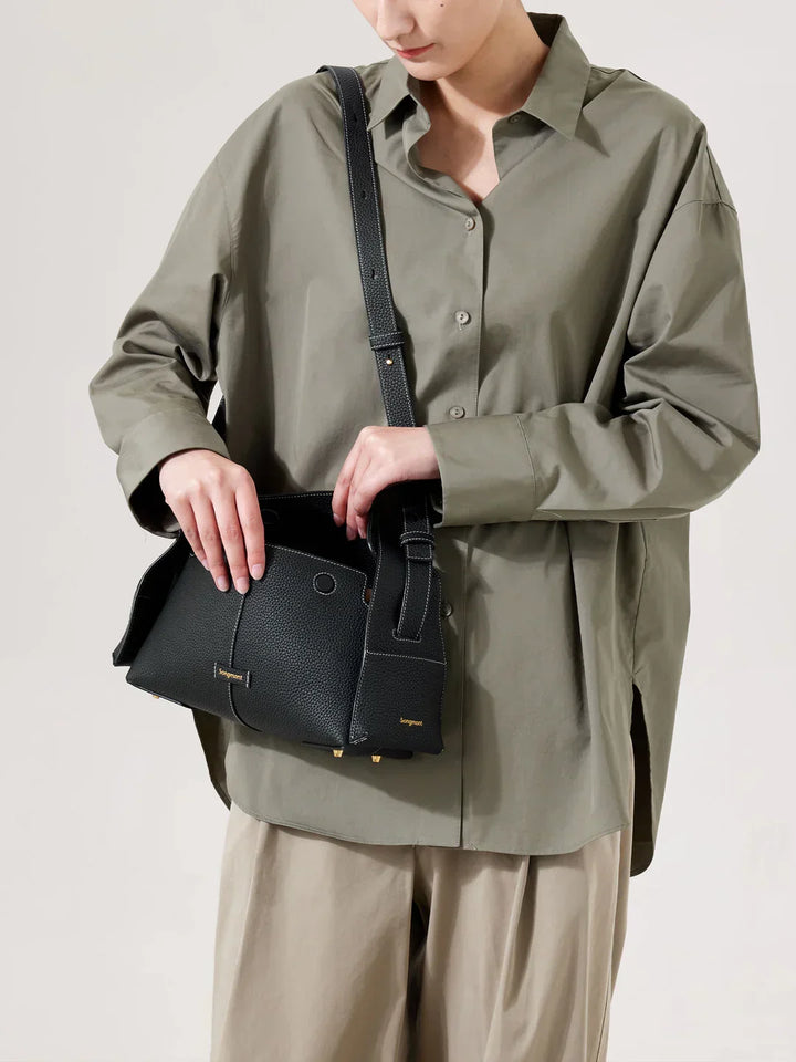 Small Lioré Roof Bag - Onyx - Maison Léa &amp; Lou