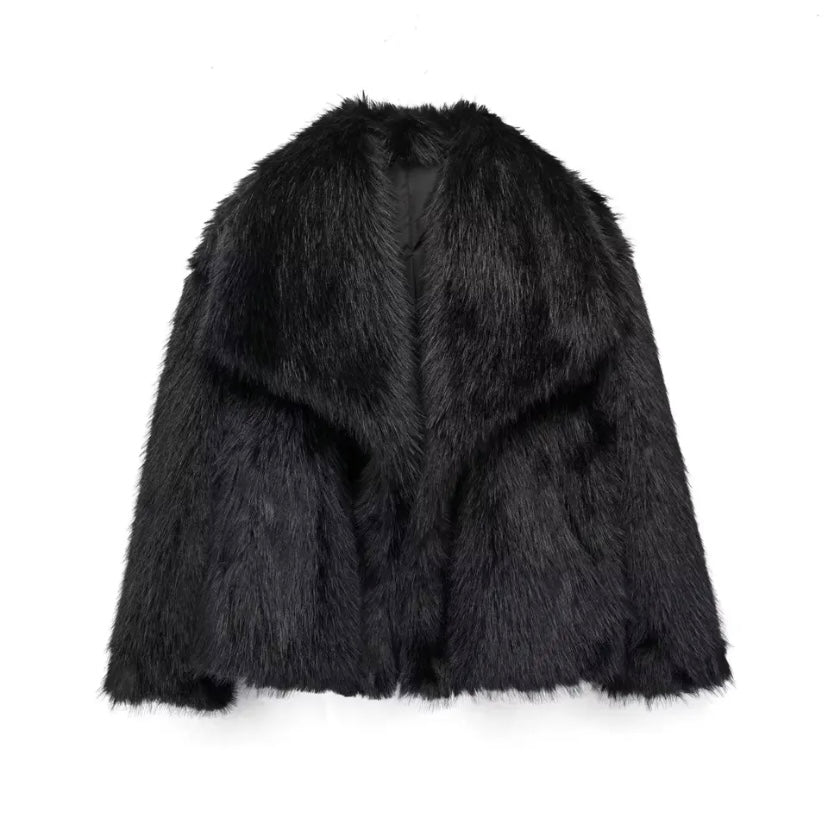 Ella | Luxury Faux Fur Coat - Maison Léa &amp; Lou